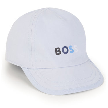 Gorra BOSS azul para Bebé reversible